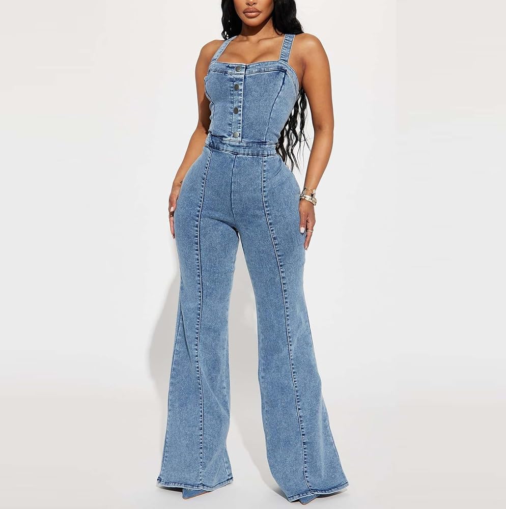 【値下げ中】Looplus Denim Overall Pants Amazon.com: utcoco Women's Fashion Jean Bib Overalls